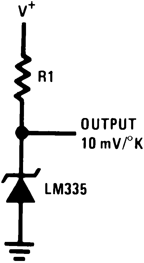 Lm335z как датчик температуры схема включения