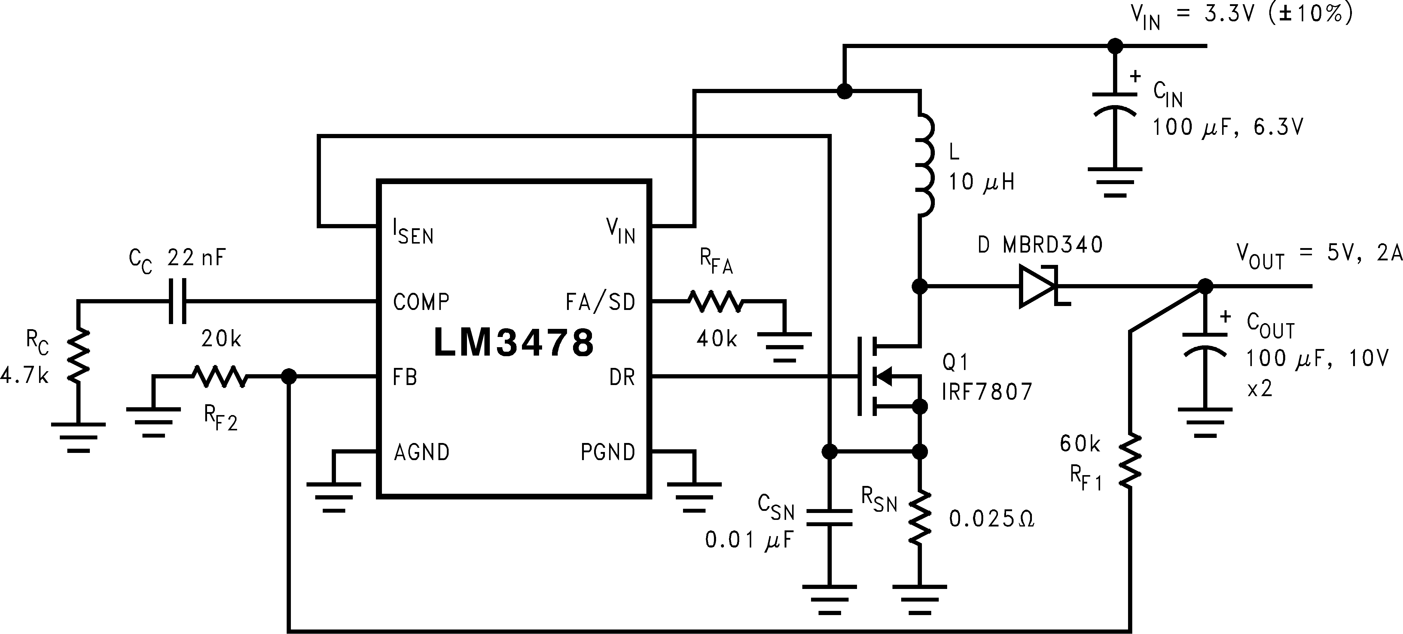 LM3478-ⲿأ-DC/DCѹ-Դ