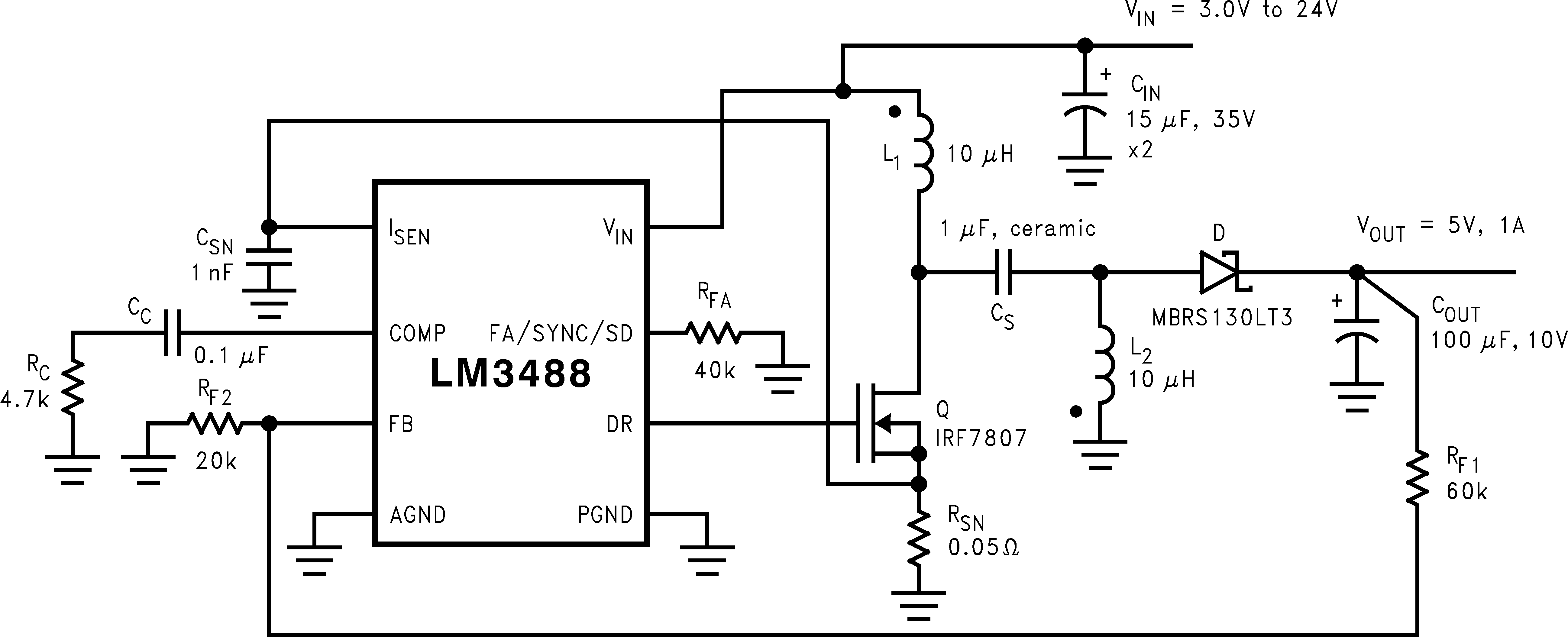 LM3488-ⲿأ-DC/DCѹ-Դ