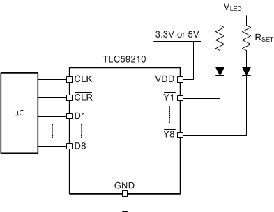 TLC59210-/-LED-Դ