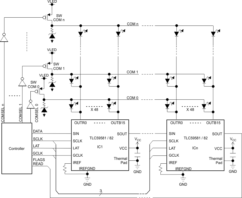 TLC59581-/-LED-Դ