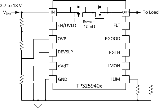 TPS25940-eFusesFET-غȲ-Դ