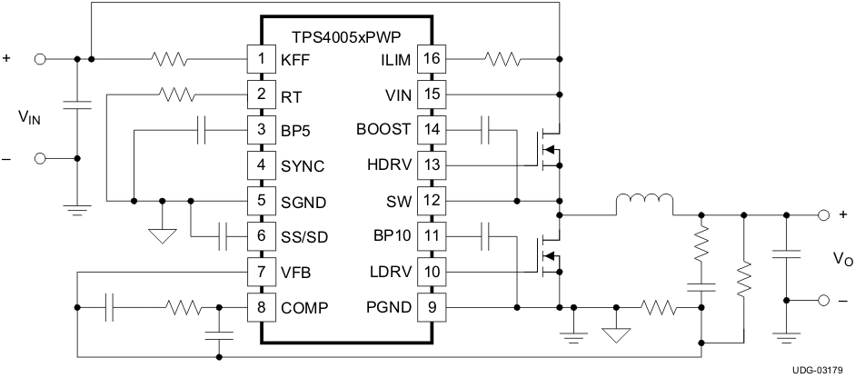 TPS40055-ⲿأ-DC/DCѹ-Դ