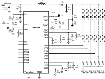 TPS61196-Q1-LED-LED-Դ